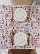 Скатерть новогодняя «Этель. Новогодняя», 100×140±5 см, 80% п/э, 20% лён, 120 г/м² - Фото 3