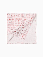 Скатерть новогодняя «Этель. Новогодняя», 140×180±5 см, 80% п/э, 20% лён, 120 г/м² - Фото 4