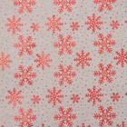 Скатерть новогодняя «Этель. Снежинки», 140×180±5 см, 80% п/э, 20% лён, 120 г/м² - Фото 4