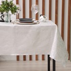 Скатерть «Этель», 140×220±5 см, 180 г/м², серебристая - Фото 1