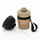 Поилка прогулочная, 520 мл, 15×7×7, пластик, бежевая - Фото 5