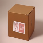 Органайзер для для ватных палочек «SHINE», с крышкой, 8.5×8.5×11.2 см, цвет прозрачный, золотистый - Фото 7