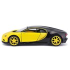 Машинка Maisto Die-Cast Bugatti Chiron, открывающиеся двери, 1:24, цвет чёрно-жёлтый - Фото 11