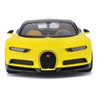 Машинка Maisto Die-Cast Bugatti Chiron, открывающиеся двери, 1:24, цвет чёрно-жёлтый - Фото 13