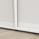 Шкаф-купе «Сим Д», 2400×600×2300 мм, ЛДСП, с ящиками, цвет белый шагрень - Фото 4