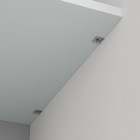 Шкаф-купе «Сим Д», 2400×600×2300 мм, ЛДСП, с ящиками, цвет белый шагрень - Фото 6