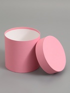 Набор шляпных подарочных коробок 5 в 1, пурпурный, 23×23-15×15 см 10345861