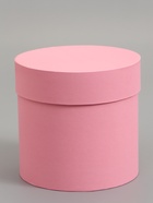 Набор шляпных подарочных коробок 5 в 1, пурпурный, 23×23-15×15 см 10345861