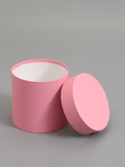 Набор шляпных подарочных коробок 5 в 1, пурпурный, 23×23-15×15 см