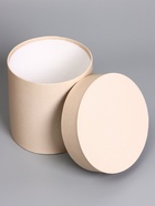 Набор шляпных подарочных коробок 5 в 1, коричневый, 23×23-14×14 см - Фото 4