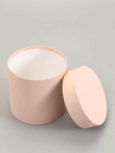 Набор шляпных подарочных коробок 5 в 1, коричневый, 23×23-14×14 см