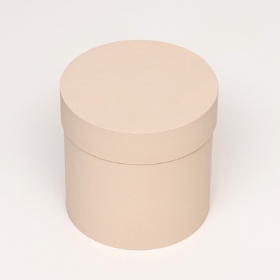 Набор шляпных подарочных коробок 5 в 1, коричневый, 23×23-14×14 см