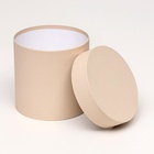 Набор шляпных подарочных коробок 5 в 1, коричневый, 23×23-14×14 см - Фото 6