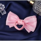 УЦЕНКА Бант для волос на резинке «Умница», двойной, розовый - Фото 2