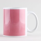 Кружка керамическая «Подруга №1», 320 мл, цвет розовый - Фото 3