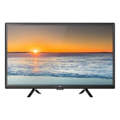 УЦЕНКА Телевизор BQ 2406B, 24", 1366x768, DVB-T2/C/S2, HDMI 2, USB 1, черный