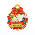 Медаль "За хорошую успеваемость!" дипломы и грамоты, глиттер, 10 х 10 см - фото 109797017