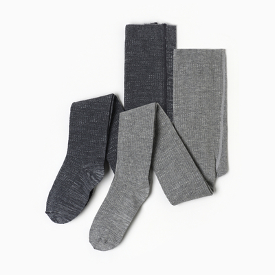 Набор детских колготок KAFTAN BASIC Melange, рост 92-98 см, серый