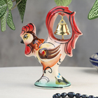 Сувенир "Петушок с колокольчиком", цвет, гжель - Фото 6