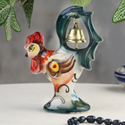 Сувенир "Петушок с колокольчиком", цвет, гжель - Фото 9