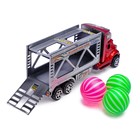 Грузовик инерционный «Перевозчик», цвета МИКС - Фото 4