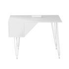 Стол письменный  Liverpool, 100x50x73 см, белый - фото 23920911