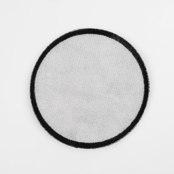Термоаппликация «Круг», 7,3 × 7,3 см, цвет чёрный