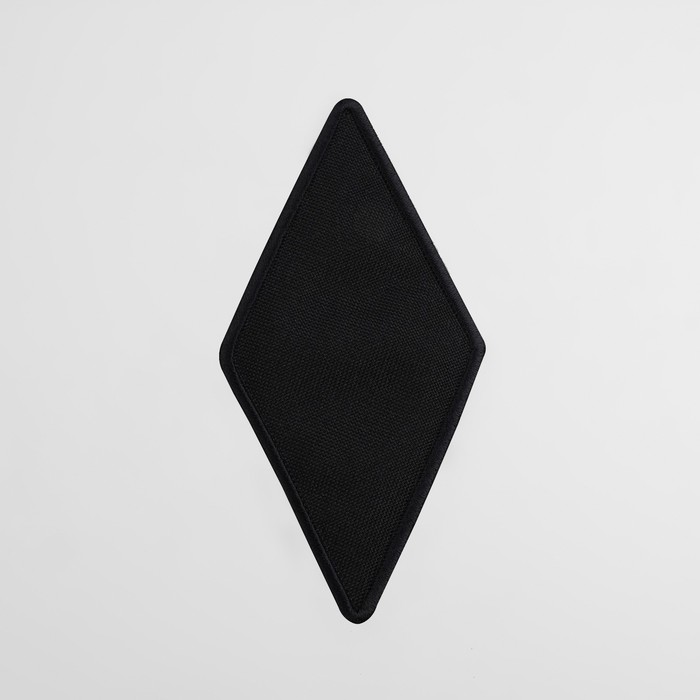 Термоаппликация «Ромб», 10 × 5 см, цвет чёрный