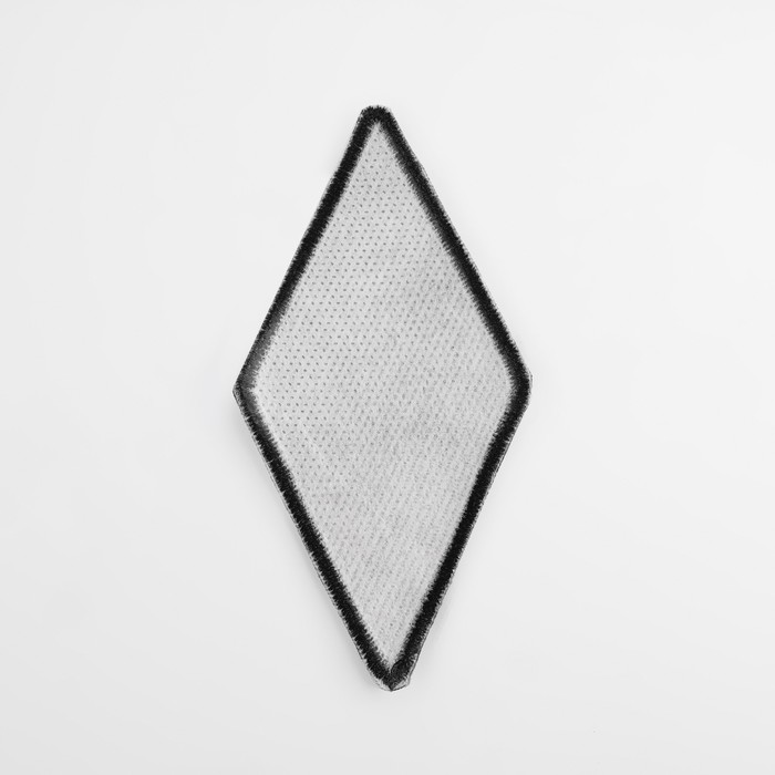 Термоаппликация «Ромб», 10 × 5 см, цвет чёрный