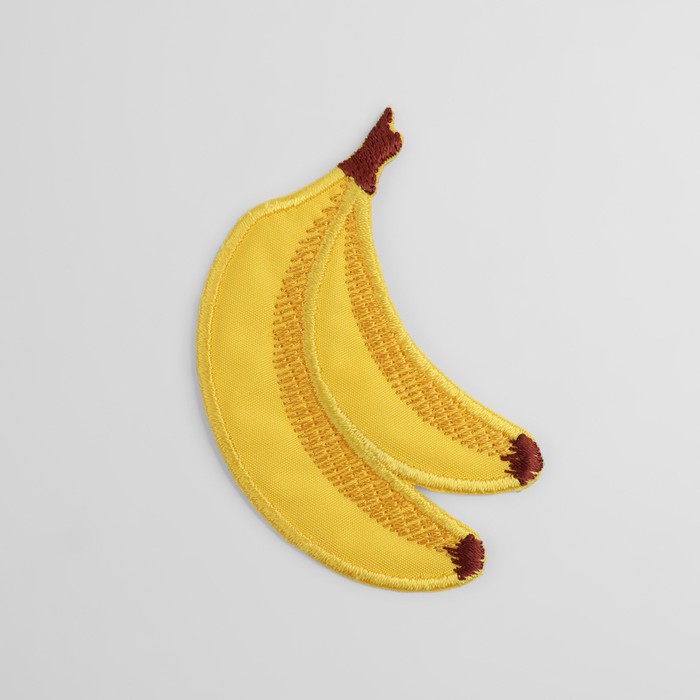 Термоаппликация «Бананы», 4,5 × 6,5 см, цвет жёлтый