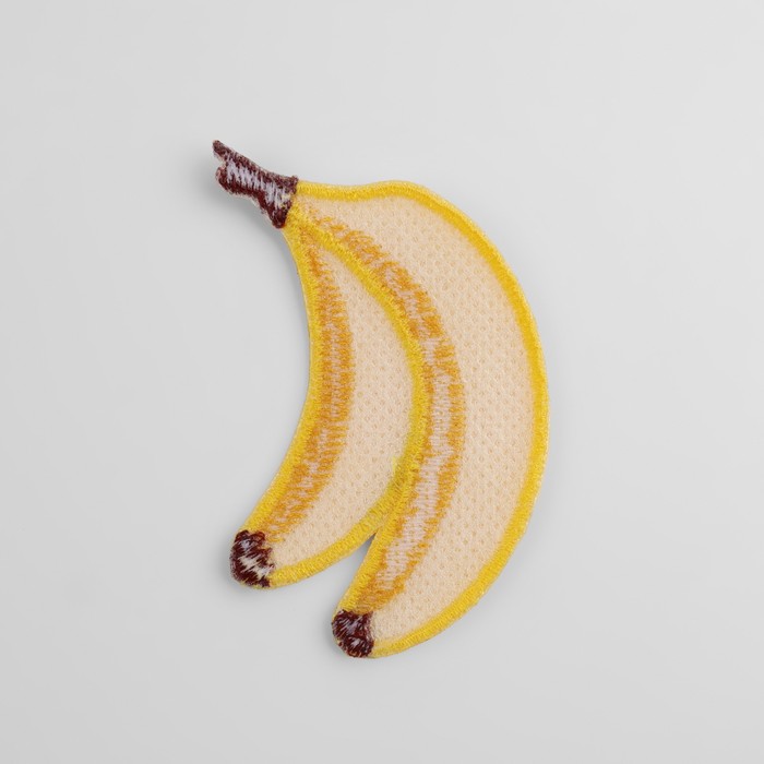 Термоаппликация «Бананы», 4,5 × 6,5 см, цвет жёлтый