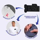 Термоаппликация «Sport», 9,5 × 5,3 см, цвет чёрный (комплект 3 шт) - фото 24347003