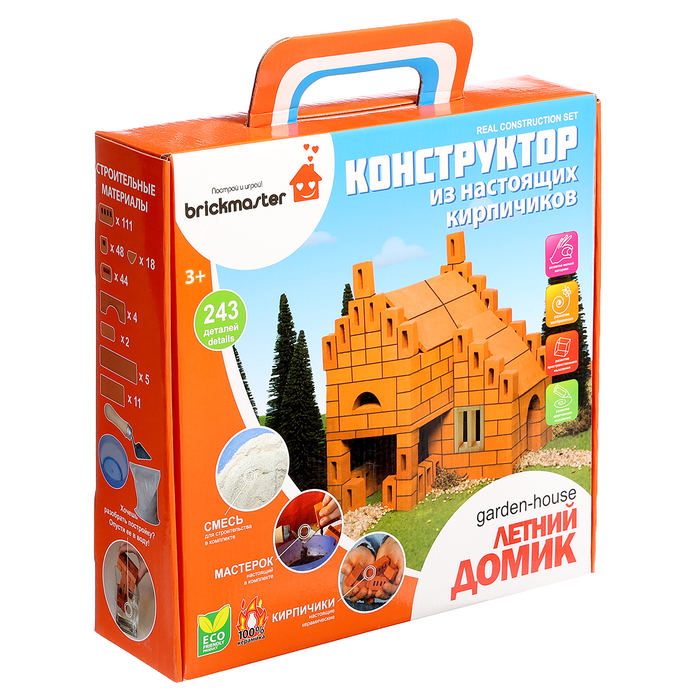 Конструктор керамический «Летний домик», 243 детали - Фото 1