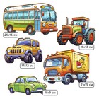 Макси - пазлы деревянные развивающие для малышей «Машинки» - Фото 2