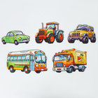 Макси - пазлы деревянные развивающие для малышей «Машинки» - Фото 6