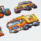 Макси - пазлы деревянные развивающие для малышей «Машинки» - Фото 7