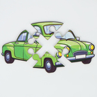 Макси - пазлы деревянные развивающие для малышей «Машинки» - Фото 8