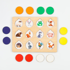 Настольная развивающая игра для детей «Прятки. Найди животных» - фото 4445236
