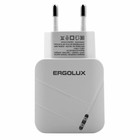 Сетевое зарядное устройство ERGOLUX ELX-РA01QC-C01, 1 USB/USB-C, 3A, быстрая зарядка, белое - Фото 2