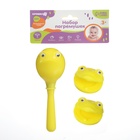 Погремушка «Лягушата», кастаньеты и перкуссионный маракас, 3 шт., желтый - Фото 12