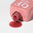 Гель лак для ногтей, камуфлирующий, трехфазный, 10 мл, LED/UV, красный (8) - Фото 6