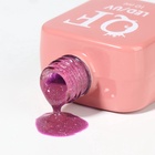 Гель лак для ногтей, неоновый, светоотражающий, трехфазный, 10 мл, LED/UV, розовый (13) - Фото 6