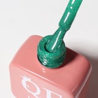 Гель лак для ногтей, неоновый, светоотражающий, трехфазный, 10 мл, LED/UV, зелёный (16) - Фото 4