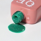 Гель лак для ногтей, неоновый, светоотражающий, трехфазный, 10 мл, LED/UV, зелёный (16) - Фото 5