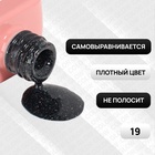 Гель лак для ногтей, светоотражающий, трехфазный, 10 мл, LED/UV, чёрный (19) - Фото 3