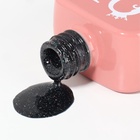 Гель лак для ногтей, светоотражающий, трехфазный, 10 мл, LED/UV, чёрный (19) - Фото 6