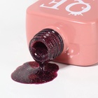 Гель лак для ногтей, светоотражающий, трехфазный, 10 мл, LED/UV, красный (21) - Фото 6