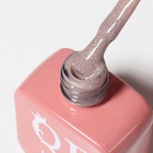 Гель лак для ногтей, с блёстками, трехфазный, 10 мл, LED/UV, нюдовый (24) - Фото 5