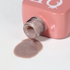 Гель лак для ногтей, с блёстками, трехфазный, 10 мл, LED/UV, нюдовый (24) - Фото 6