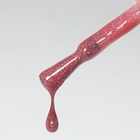 Гель лак для ногтей, с блёстками, трехфазный, 10 мл, LED/UV, розовый (26) - Фото 4